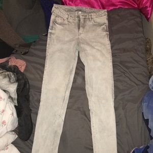Whitish greyish H&M  denim jeans